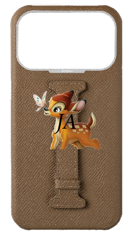 Customized Taupe Epsom Middle Strap Case
