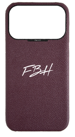 Customized Maroon Strapless Epsom Case
