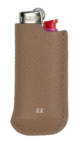 Customized Taupe Bic Lighter Sleeve