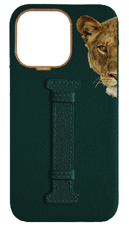 Customized Green Epsom Middle Strap Case