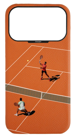 Customized Orange Strapless Epsom Case 
                 Tennis