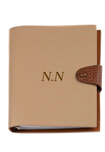 Customized Caramel / Camel Notebook