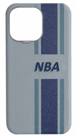 Customized Striped Light Blue Grey Strapless Case