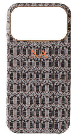 Customized Cream Monogram Strapless Epsom Case