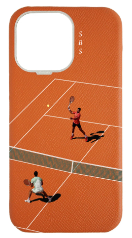 Customized Orange Strapless Epsom Case 
                 Tennis