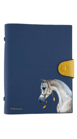 Customized Blue / Yellow Notebook