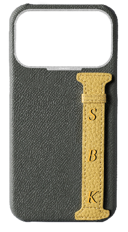 Customized Grey / Yellow Limited Edition Side Strap Case