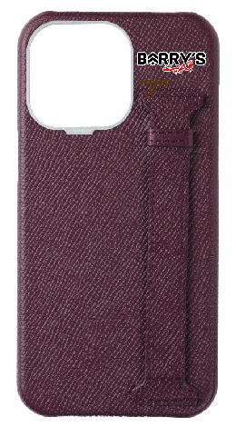 Customized Maroon Epsom Side Strap Case