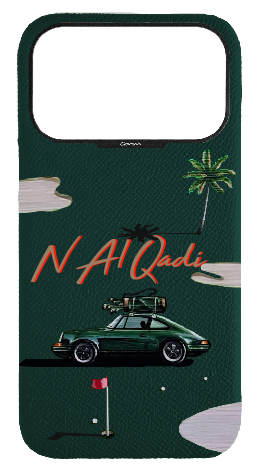 Customized Green Strapless Case 
                 Retro Golf