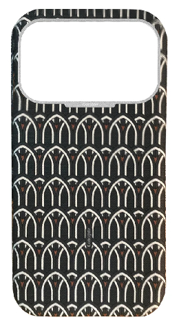 Customized Grey Monogram Strapless Case