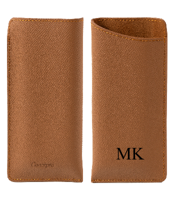 Customized Tan Sunglasses Sleeve