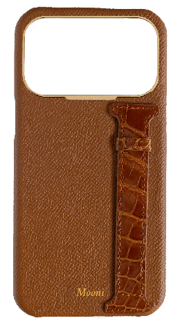 Customized Tan Exotic Crocodile Side Strap Case