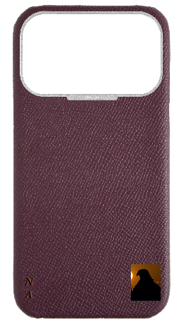 Customized Maroon Strapless Epsom Case