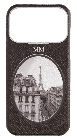 Customized Brown Strapless Epsom Case 
                 Paris