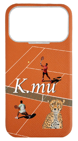 Customized Orange Strapless Epsom Case 
                 Tennis