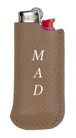 Customized Taupe Bic Lighter Sleeve