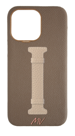 Customized Taupe/ Beige Limited Edition Middle Strap Case