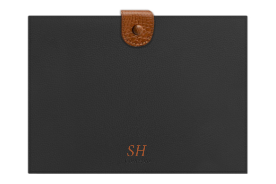 Customized Black / Camel Folder