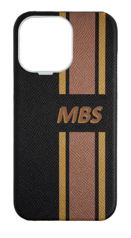 Customized Striped Black Strapless Case