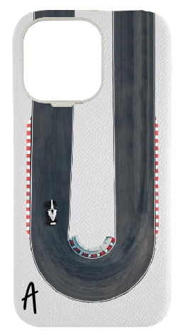 Customized White Strapless Case 
                 Victory Lane