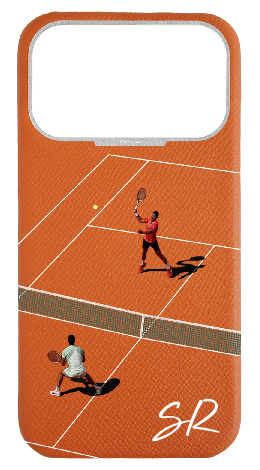 Customized Orange Strapless Epsom Case 
                 Tennis