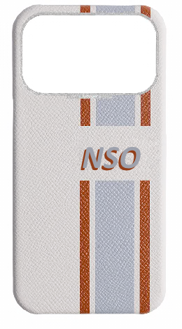 Customized Striped White Strapless Case