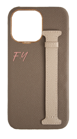 Customized Taupe / Beige Limited Edition Side Strap Case