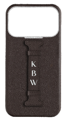 Customized Brown Epsom Middle Strap Case