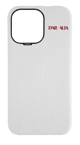 Customized White Epsom Strapless Case