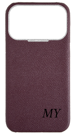 Customized Maroon Strapless Epsom Case