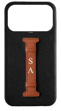 Customized Black / Tan Limited Edition Middle Strap Case