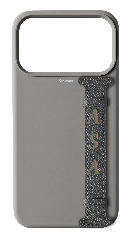 Customized Grey Silicon Side Strap Case