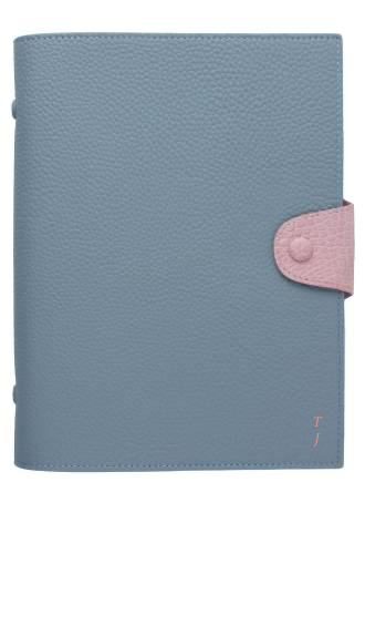 Customized Sky Blue / Pink Notebook
