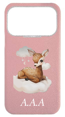 Customized Pink Strapless Epsom Case