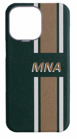 Customized Striped Green Strapless Case