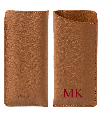 Customized Tan Sunglasses Sleeve