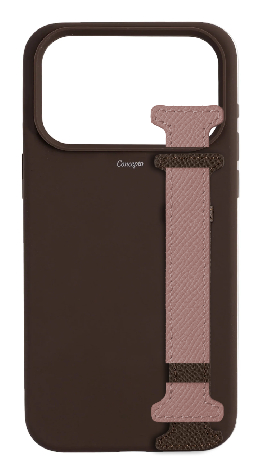 Customized Brown Silicon Side Strap Case