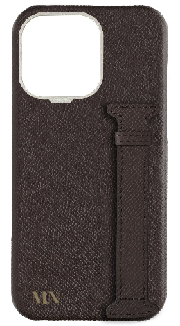 Customized Brown Epsom Side Strap Case