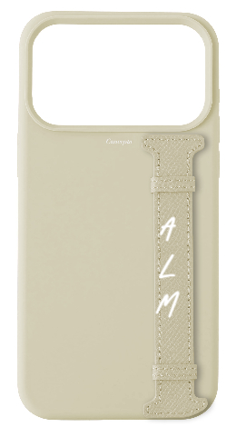 Customized White Silicon Side Strap Case