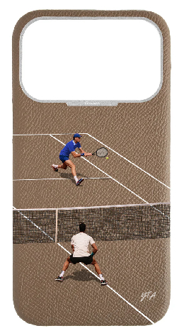 Customized Taupe Strapless Case 
                 Tennis