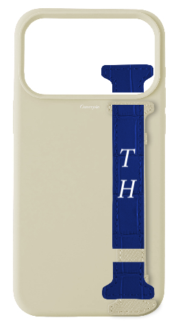 Customized White Silicon Side Strap Case