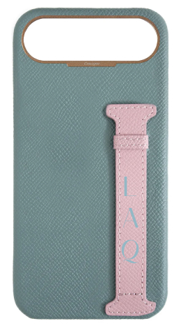Customized Baby Blue / Pink Limited Edition Side Strap Case