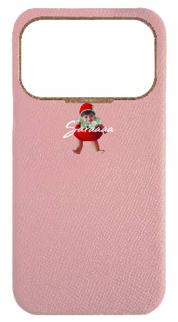 Customized Pink Strapless Epsom Case