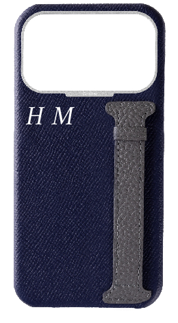 Customized Navy / Grey Limited Edition Side Strap Case