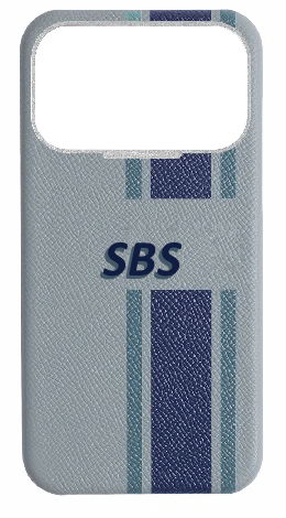 Customized Striped Light Blue Grey Strapless Case