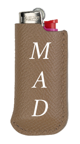 Customized Taupe Bic Lighter Sleeve
