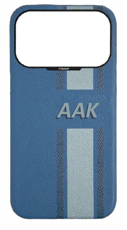 Customized Striped Blue Strapless Case