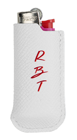 Customized White Bic Lighter Sleeve