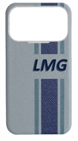 Customized Striped Light Blue Grey Strapless Case