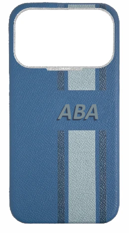 Customized Striped Blue Strapless Case